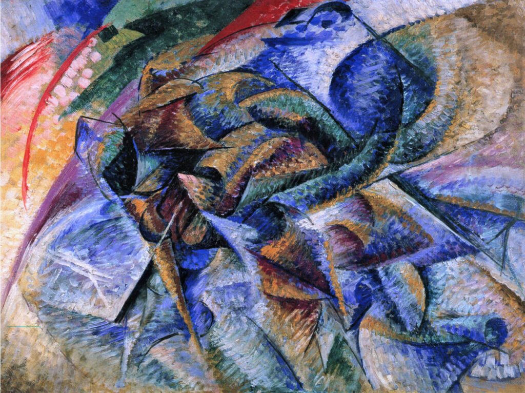 umberto boccioni dynamism of a cyclist